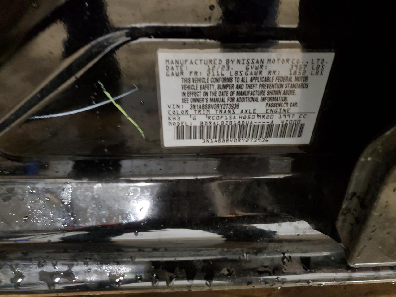 3N1AB8BV0RY273936 NISSAN SENTRA 2024