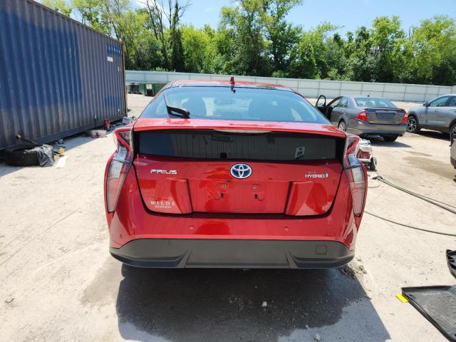  TOYOTA PRIUS 2017 Red