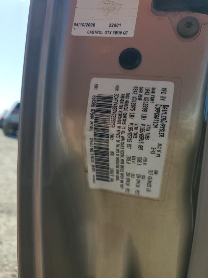 2004 Chrysler Pt Cruiser VIN: 3C4FY48B74T229350 Lot: 62912595
