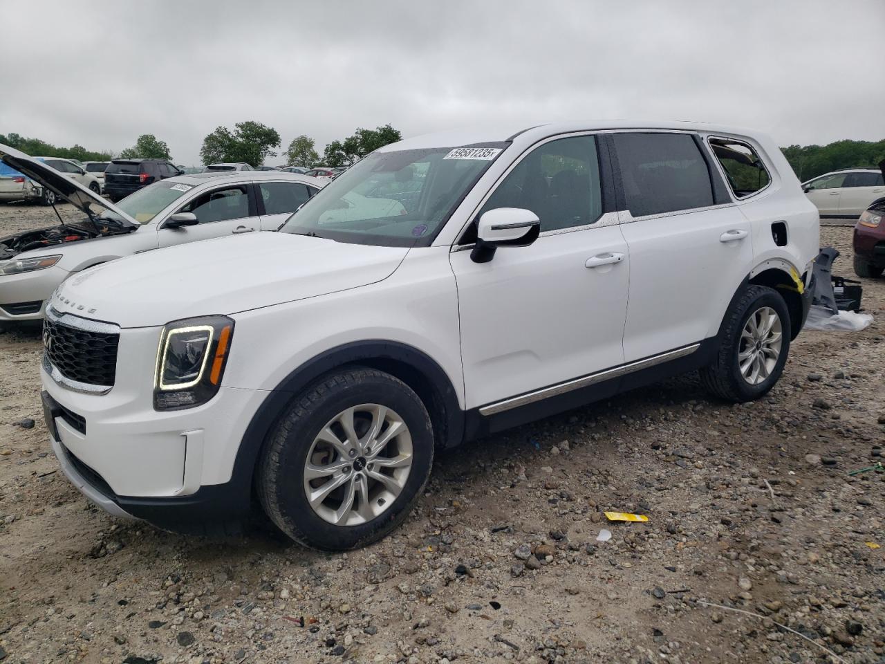2022 Kia Telluride Lx за продажба в West Warren, MA - Rear End
