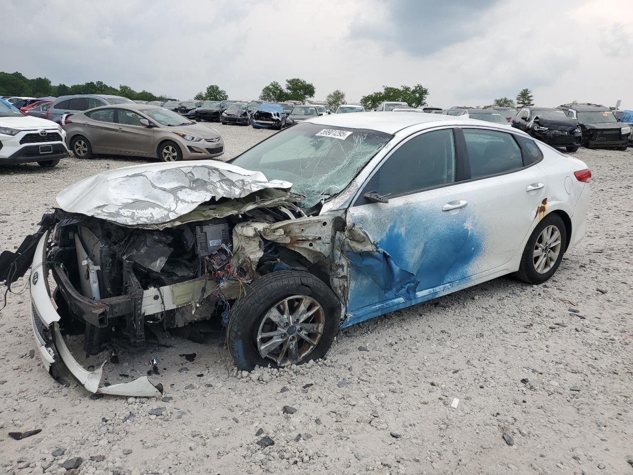 2016 Kia Optima Lx за продажба в West Warren, MA - Front End