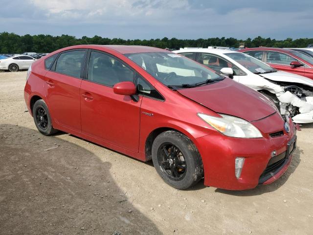  TOYOTA PRIUS 2012 Czerwony