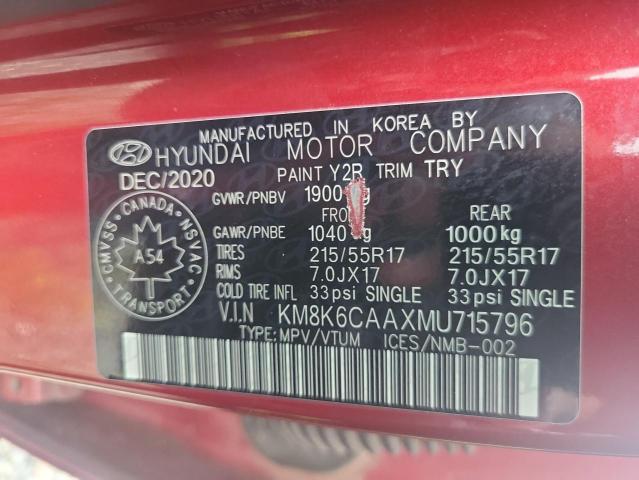 2021 HYUNDAI KONA SEL PLUS  