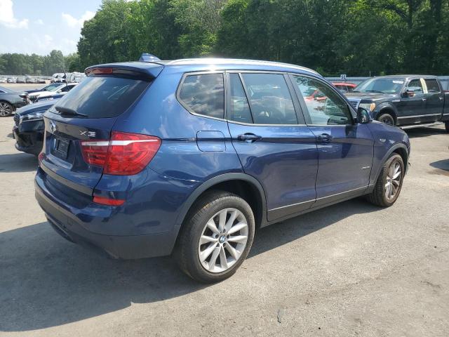  BMW X3 2017 Синий