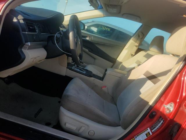  TOYOTA CAMRY 2012 Red