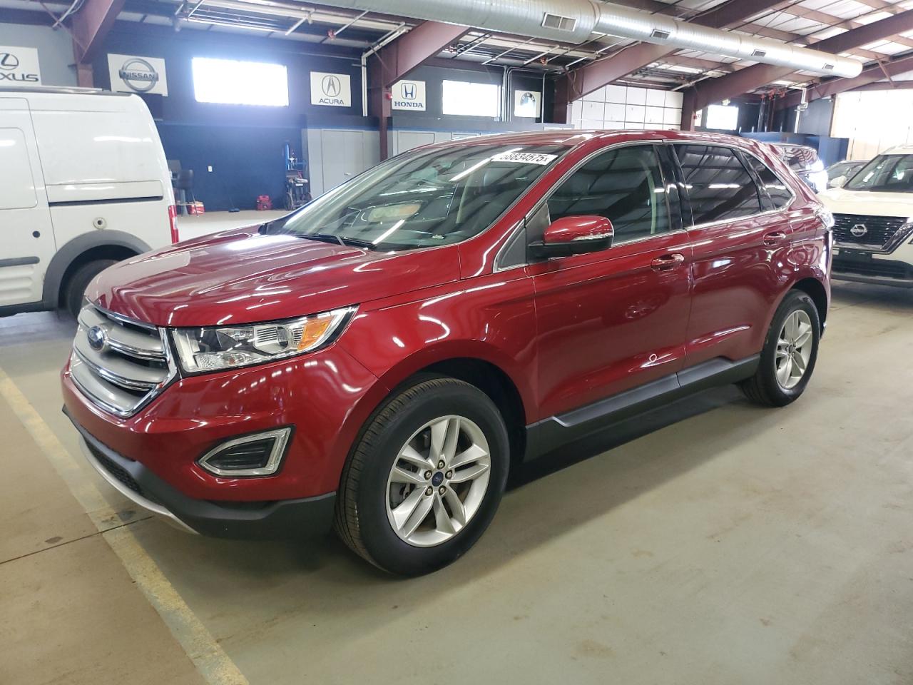 2016 Ford Edge Sel na sprzedaż w East Granby, CT - Rear End