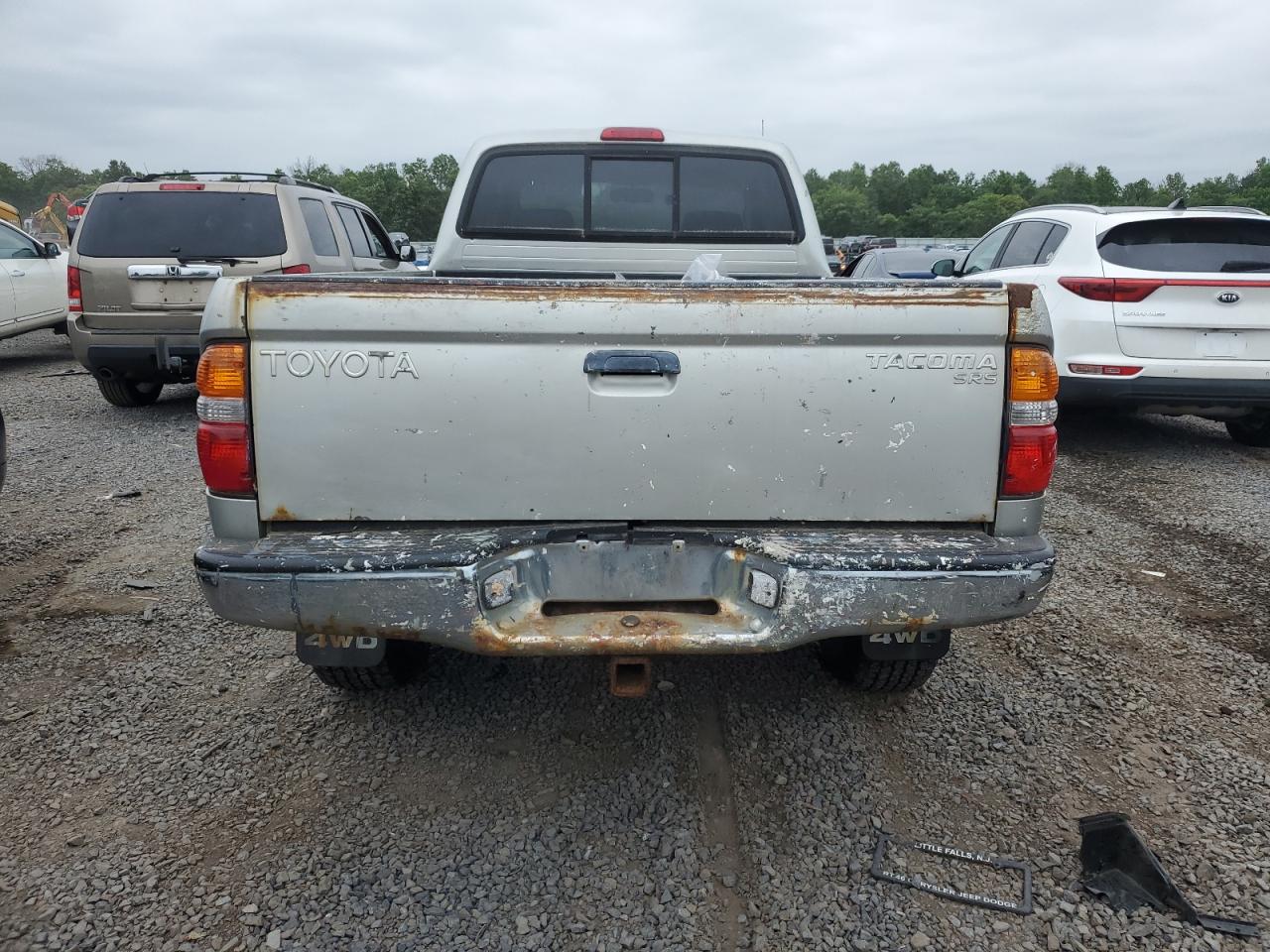 2002 Toyota Tacoma Xtracab VIN: 5TEWM72N12Z036038 Lot: 62865135