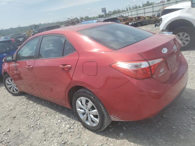  TOYOTA COROLLA 2014 Красный