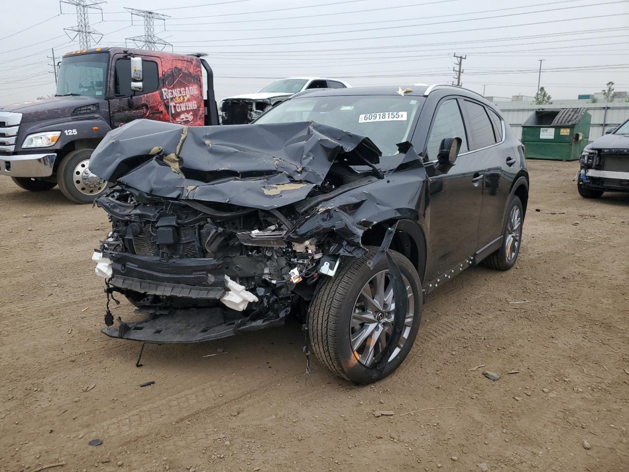 2021 Mazda Cx-5 Grand Touring იყიდება Elgin-ში, IL - Front End