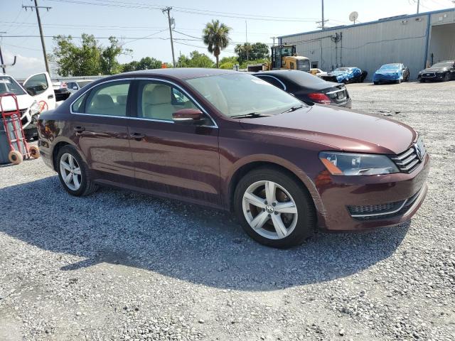  VOLKSWAGEN PASSAT 2013 Burgundy