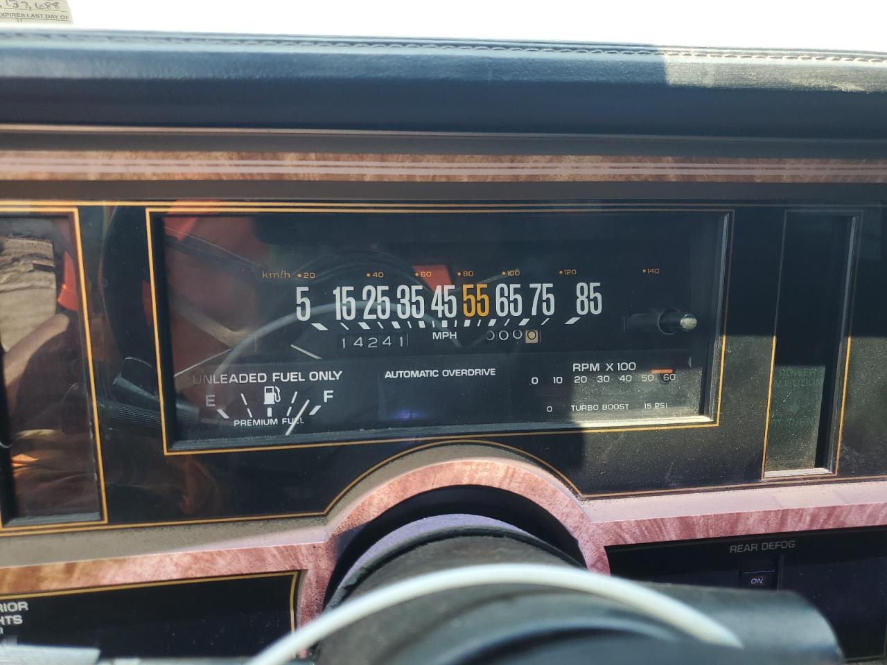 BUICK REGAL 1985 VIN 1G4GJ47A5FH443056 фото 9