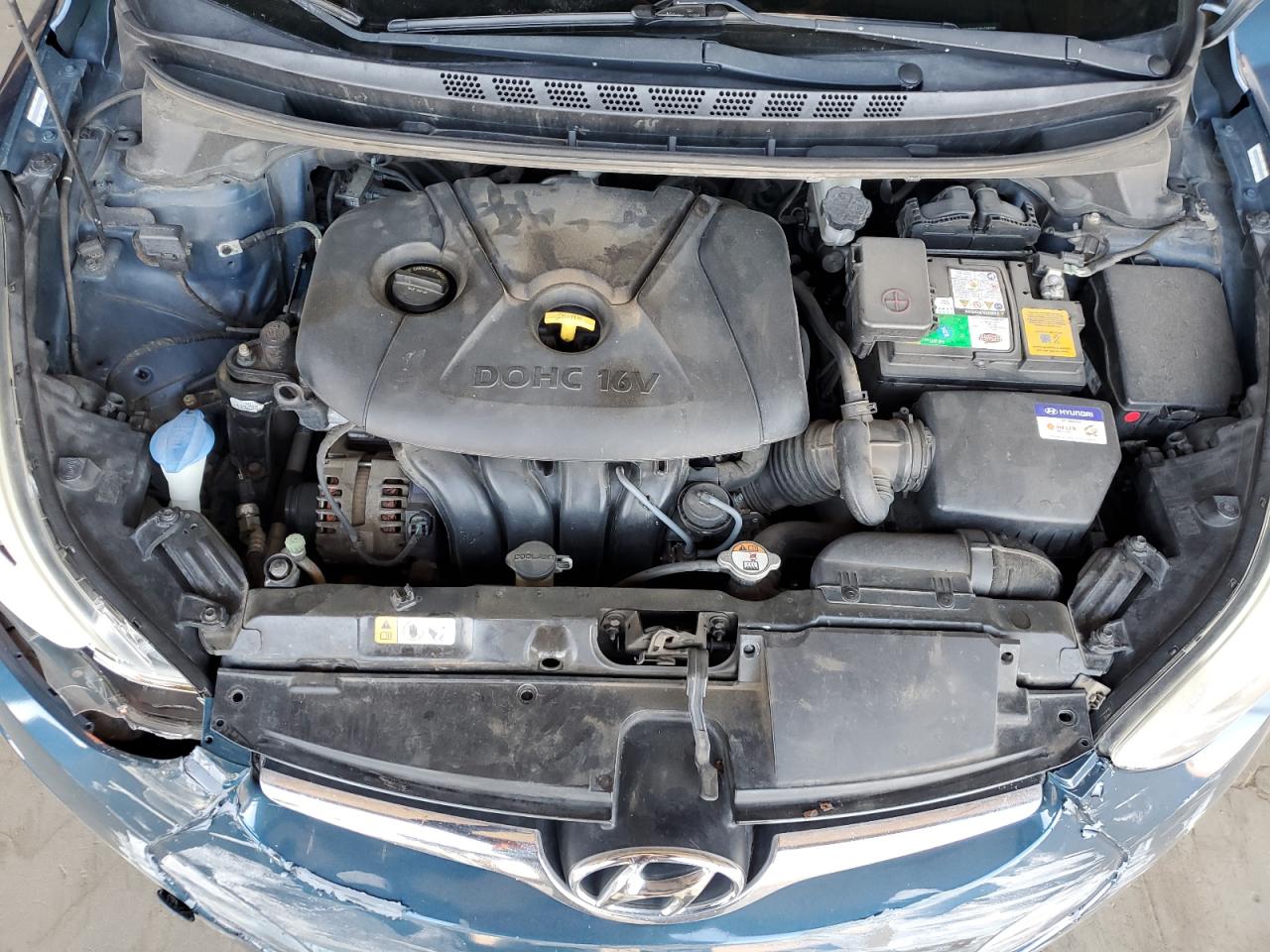 HYUNDAI ELANTRA 2014 VIN KMHDH4AE1EU198790 фото 11