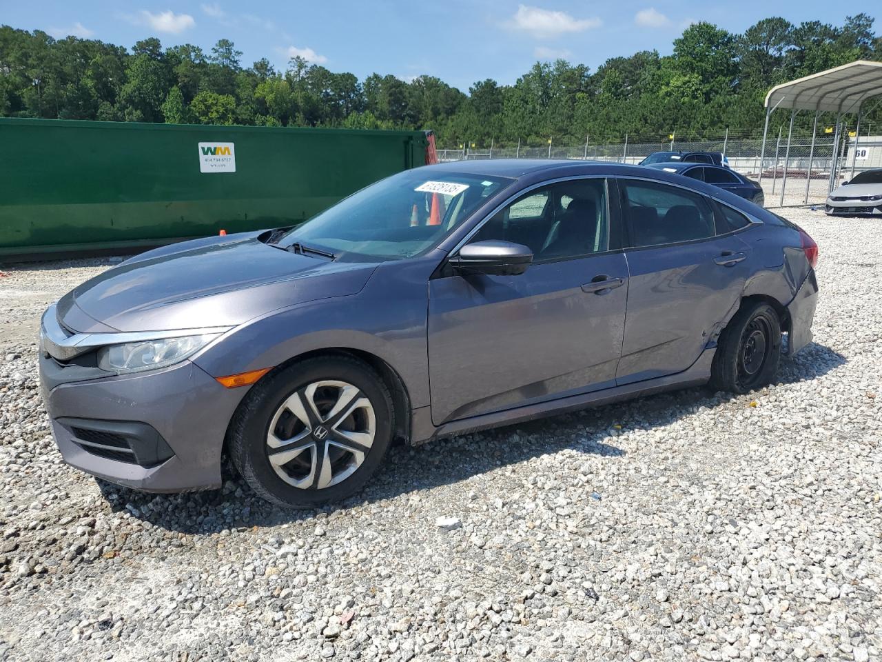 2017 Honda Civic Lx იყიდება Ellenwood-ში, GA - Side