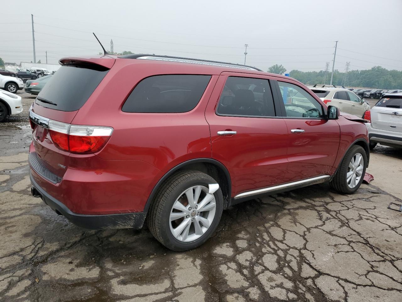2013 Dodge Durango Crew red null flexible 1C4RDJDG1DC690239 photo #4