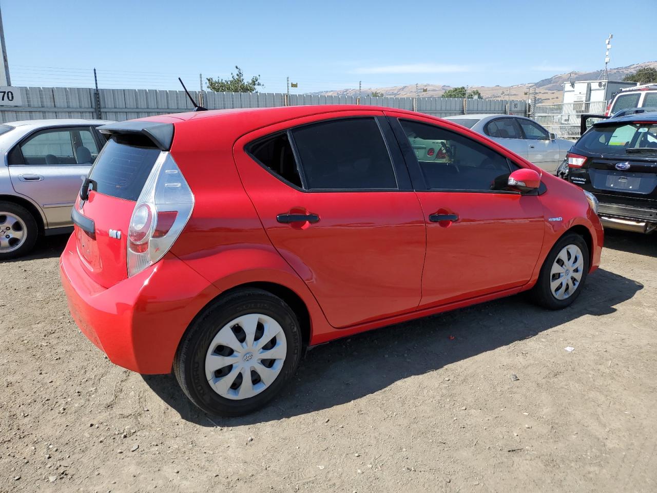 TOYOTA PRIUS 2013 VIN JTDKDTB38D1546180 фото 3