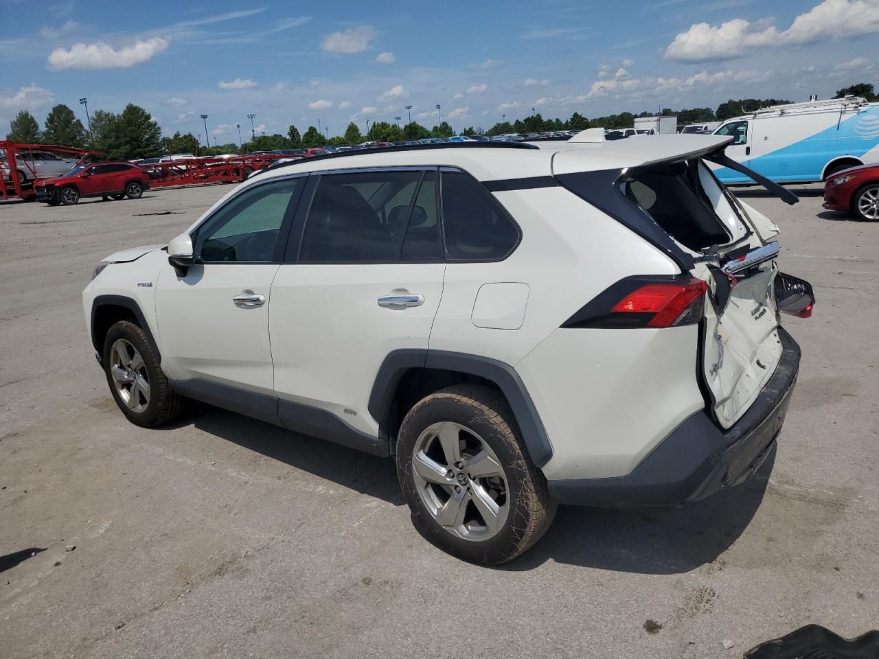 TOYOTA RAV4 2021 VIN 4T3D6RFVXMU054558 zdjęcie 2