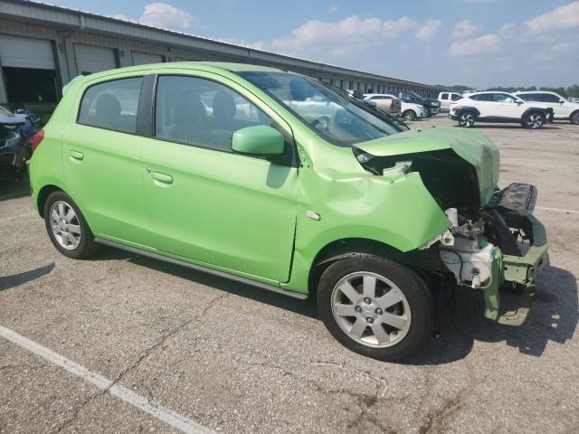 Hatchbacks MITSUBISHI MIRAGE 2014 Zielony