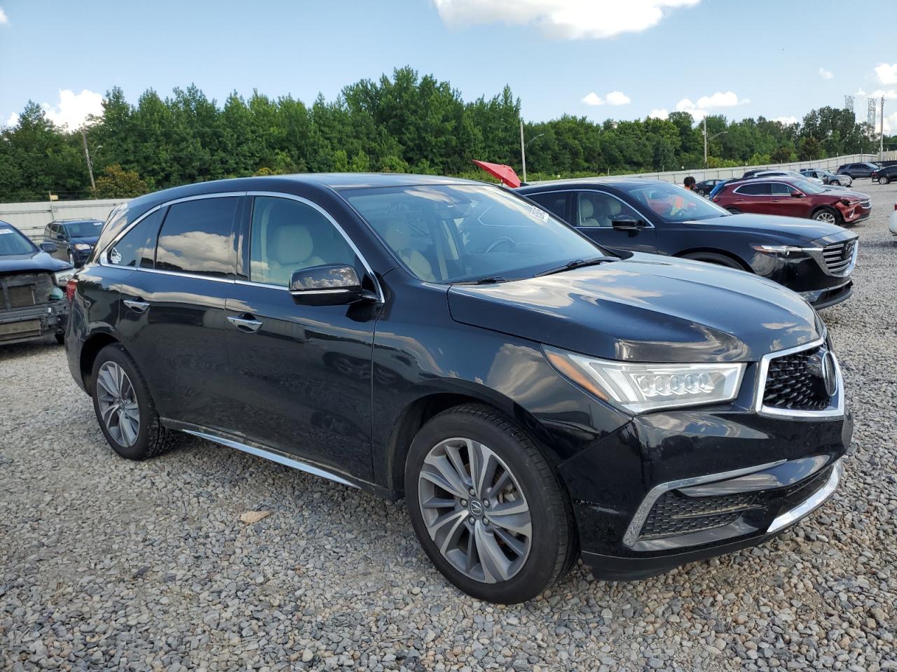 2017 Acura Mdx Technology VIN: 5J8YD4H51HL007520 Lot: 62354885