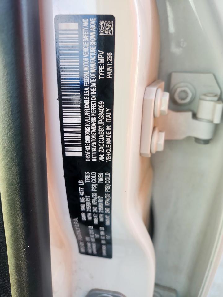 2018 Jeep Renegade Latitude VIN: ZACCJABB7JPG84099 Lot: 62783785