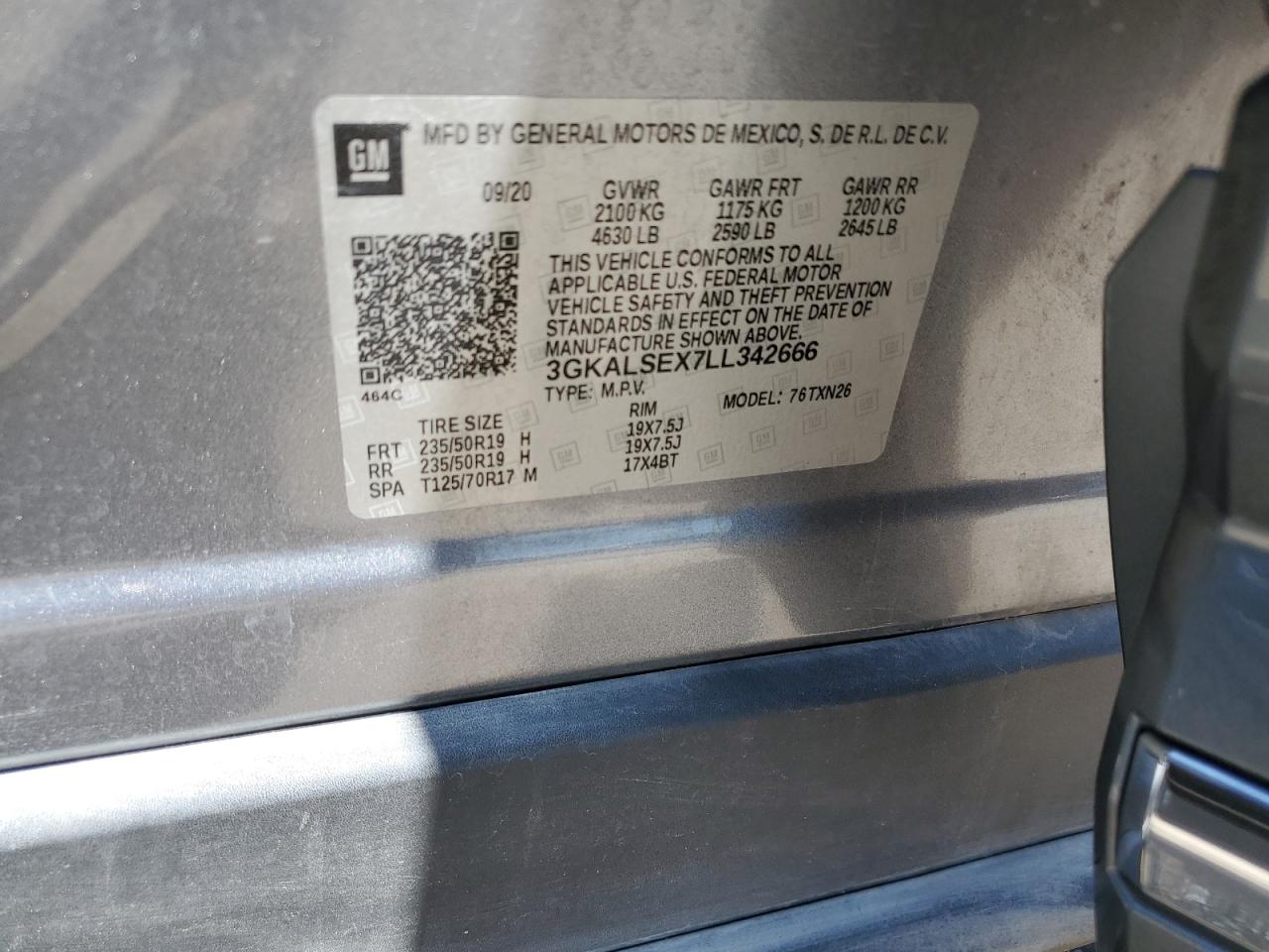 2020 GMC Terrain Denali VIN: 3GKALSEX7LL342666 Lot: 61853265