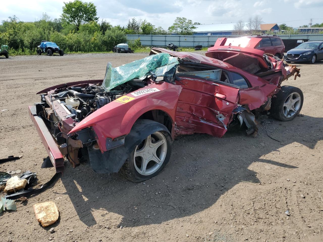2004 Ford Mustang იყიდება Columbia Station-ში, OH - Rollover