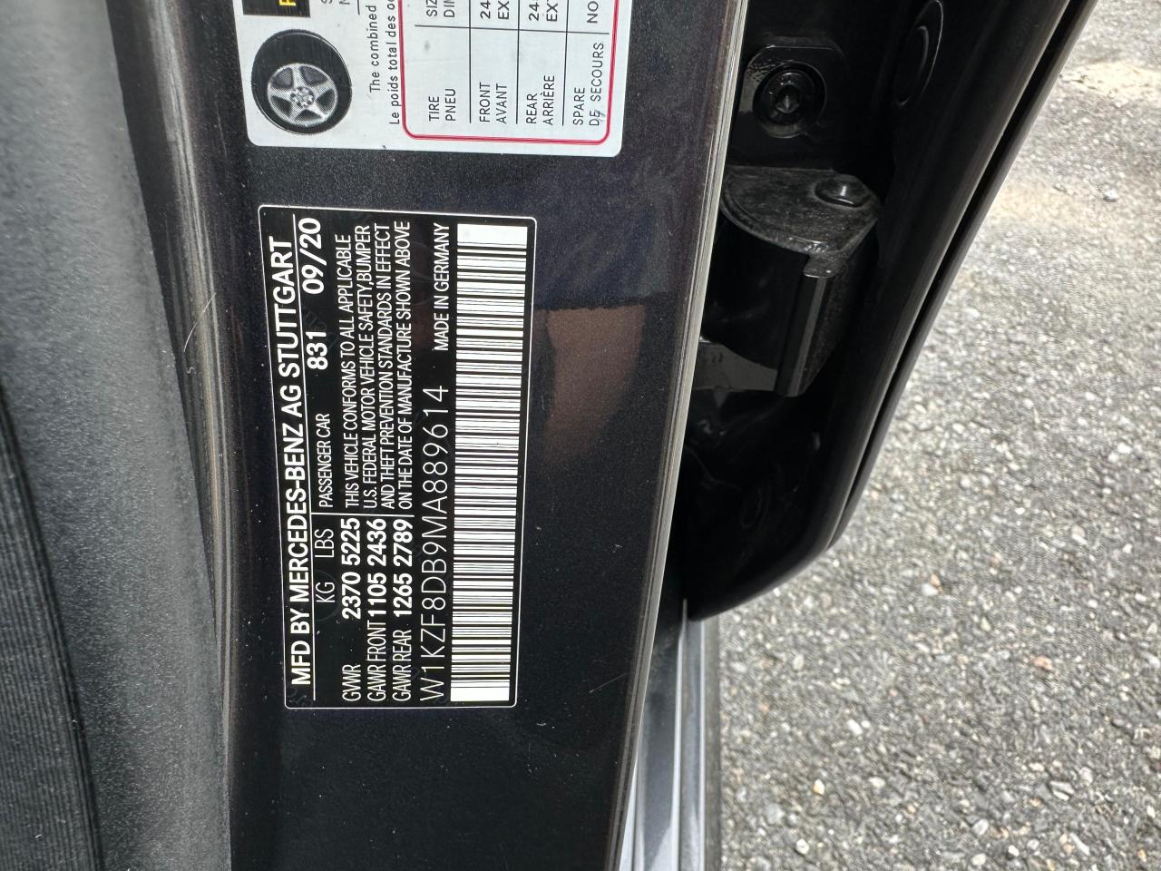 MERCEDES-BENZ E-CLASS 2021 VIN W1KZF8DB9MA889614 фото 10