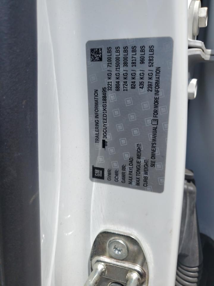 3GCUYEED1KG188495 CHEVROLET ALL Models 2019