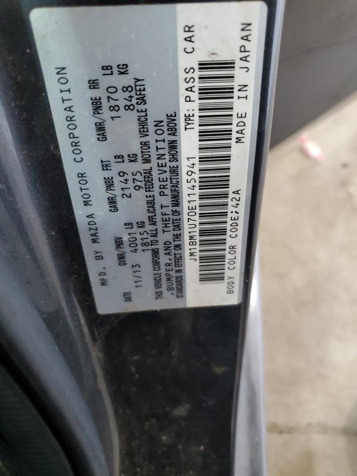 2014 Mazda 3 Sport VIN: JM1BM1U70E1145941 Lot: 62681245