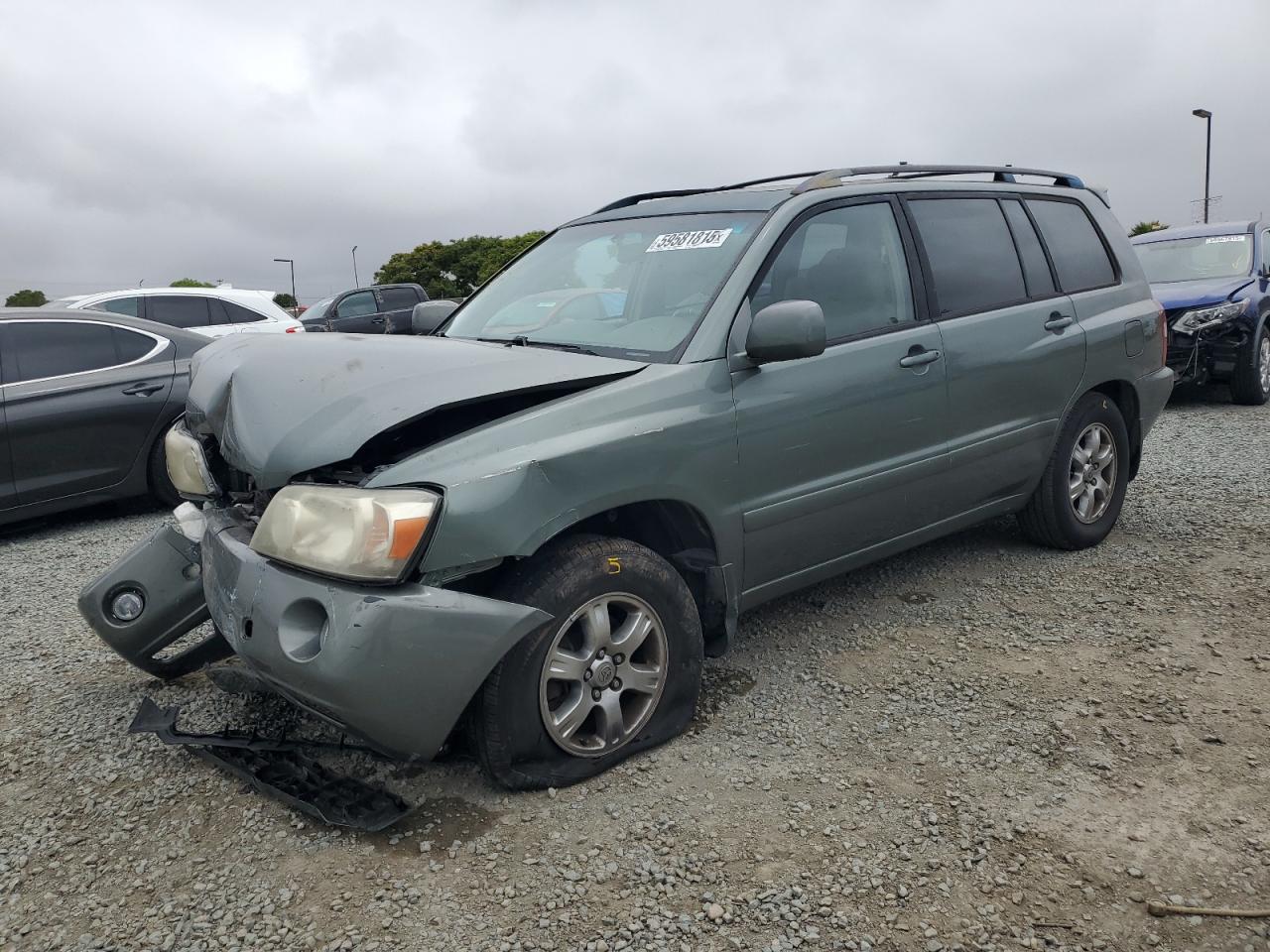 2007 Toyota Highlander Sport იყიდება San Diego-ში, CA - Front End