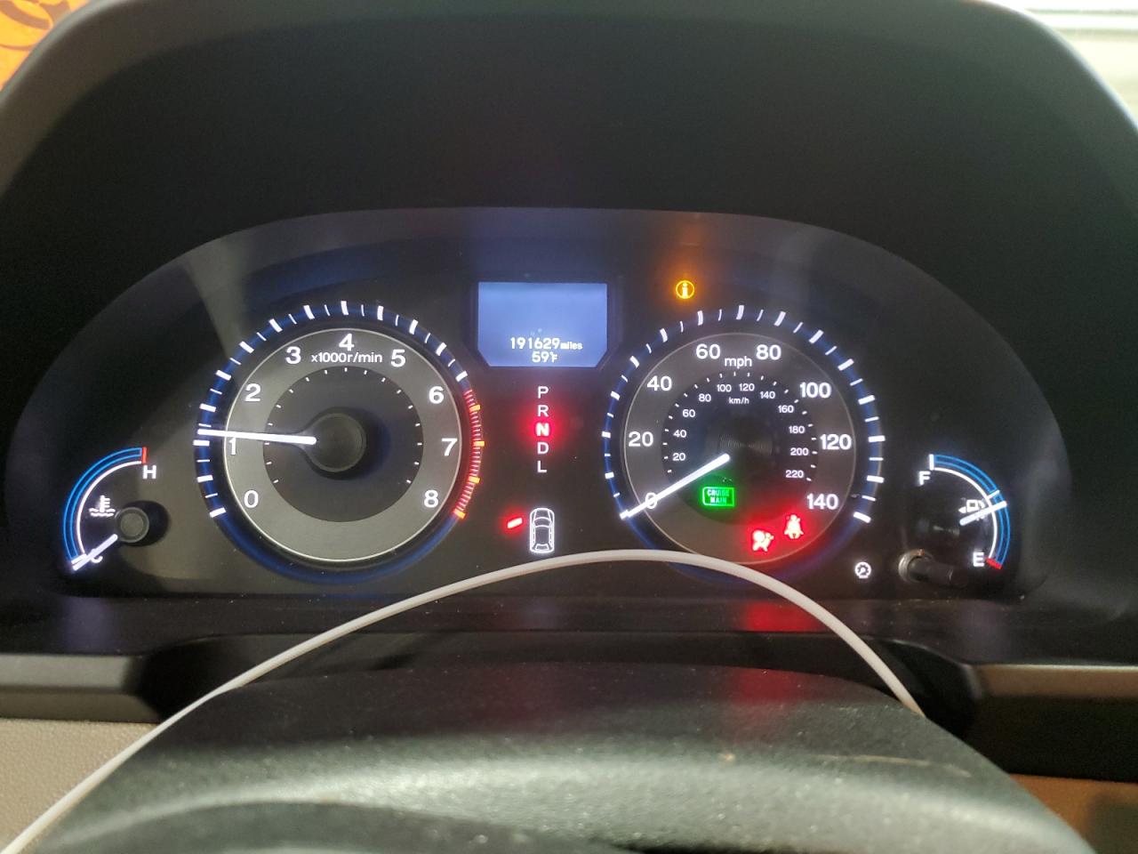 2012 Honda Odyssey Touring VIN: 5FNRL5H90CB121907 Lot: 59812945