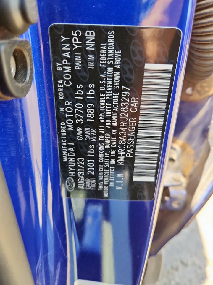 2024 Hyundai Venue Sel VIN: KMHRC8A34RU283297 Lot: 62058915