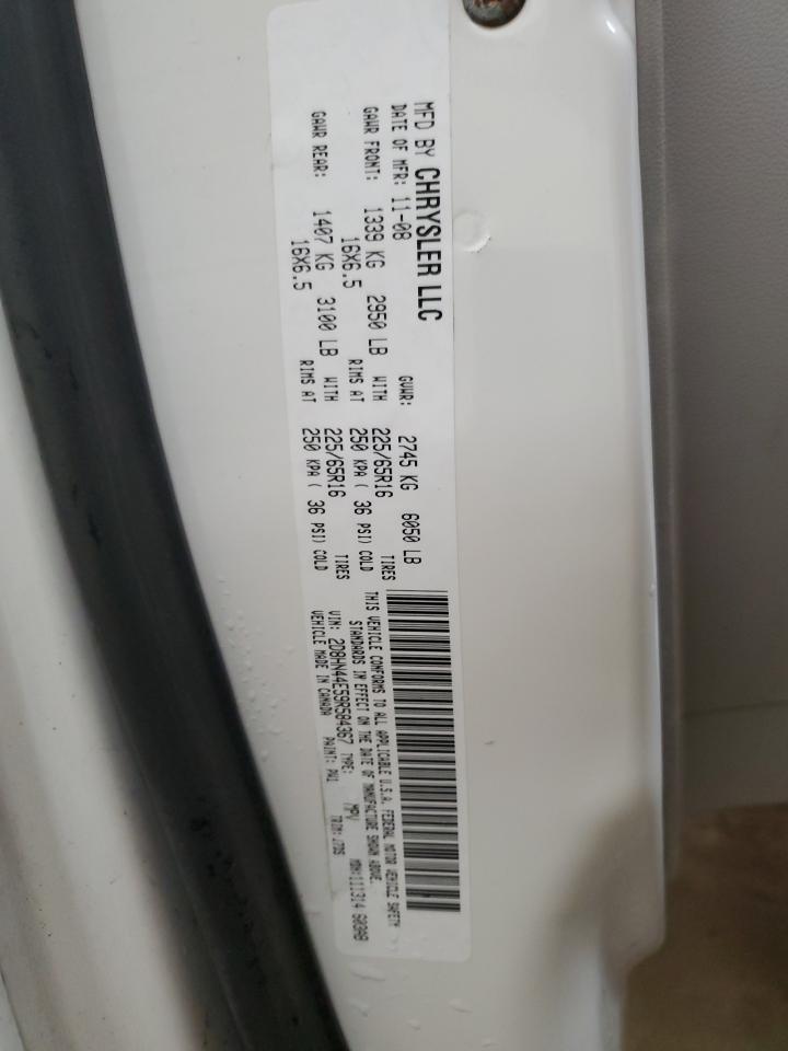 2009 Dodge Grand Caravan Se VIN: 2D8HN44E59R584367 Lot: 59620135