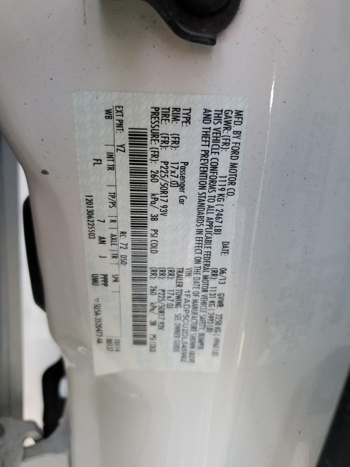 2013 Ford C-Max Premium VIN: 1FADP5CU2DL545992 Lot: 59425635