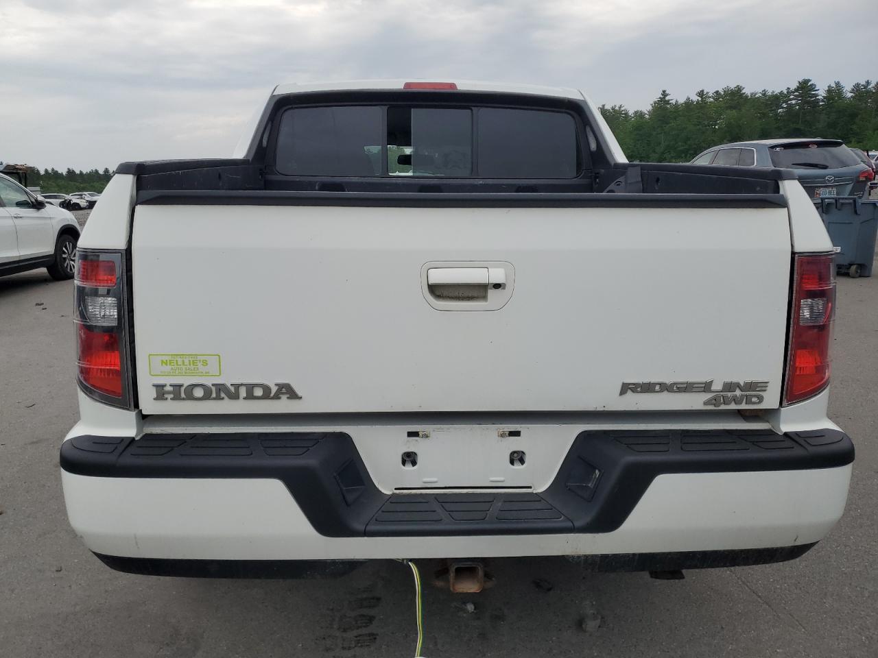 2013 Honda Ridgeline Rt VIN: 5FPYK1F27DB014309 Lot: 59000075