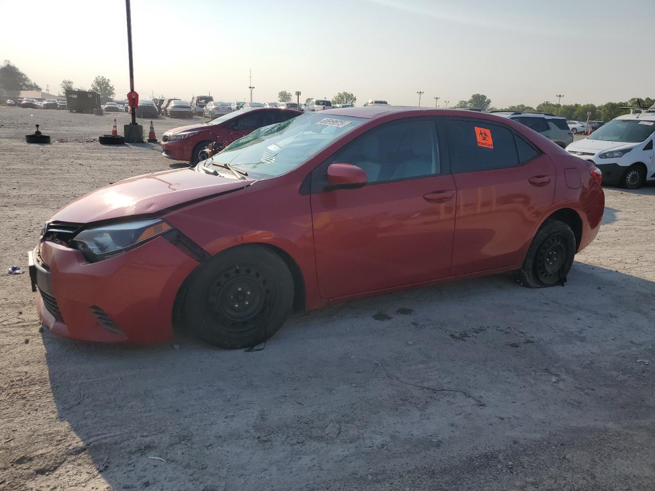 2016 Toyota Corolla L за продажба в Indianapolis, IN - Top/Roof