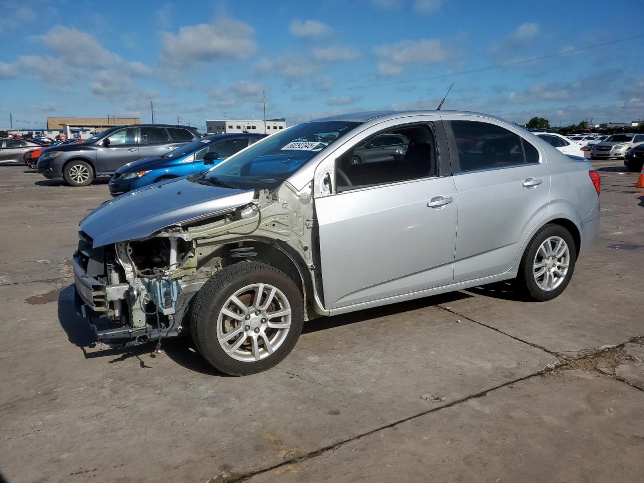 2014 Chevrolet Sonic Lt en Venta en Grand Prairie, TX - Front End