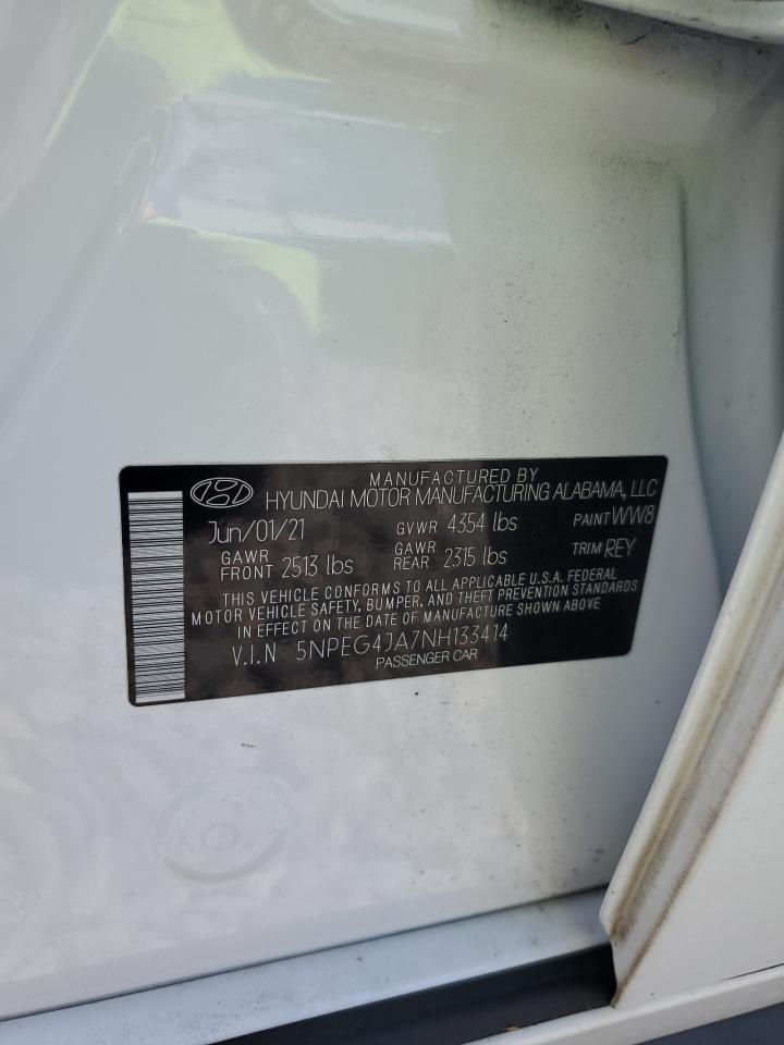 HYUNDAI SONATA 2022 VIN 5NPEG4JA7NH133414 фото 12