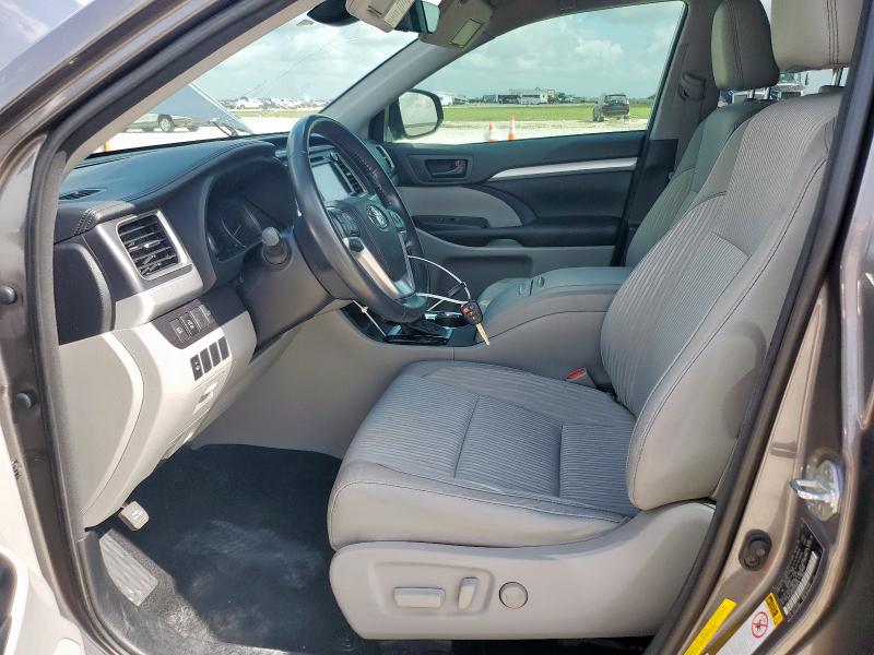  TOYOTA HIGHLANDER 2018 Угольный
