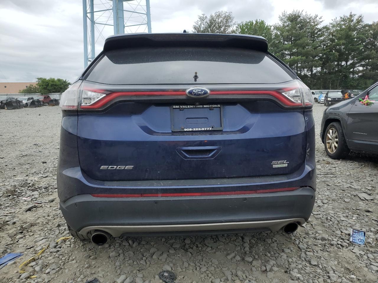 2016 Ford Edge Sel VIN: 2FMPK3J95GBB43070 Lot: 61194595