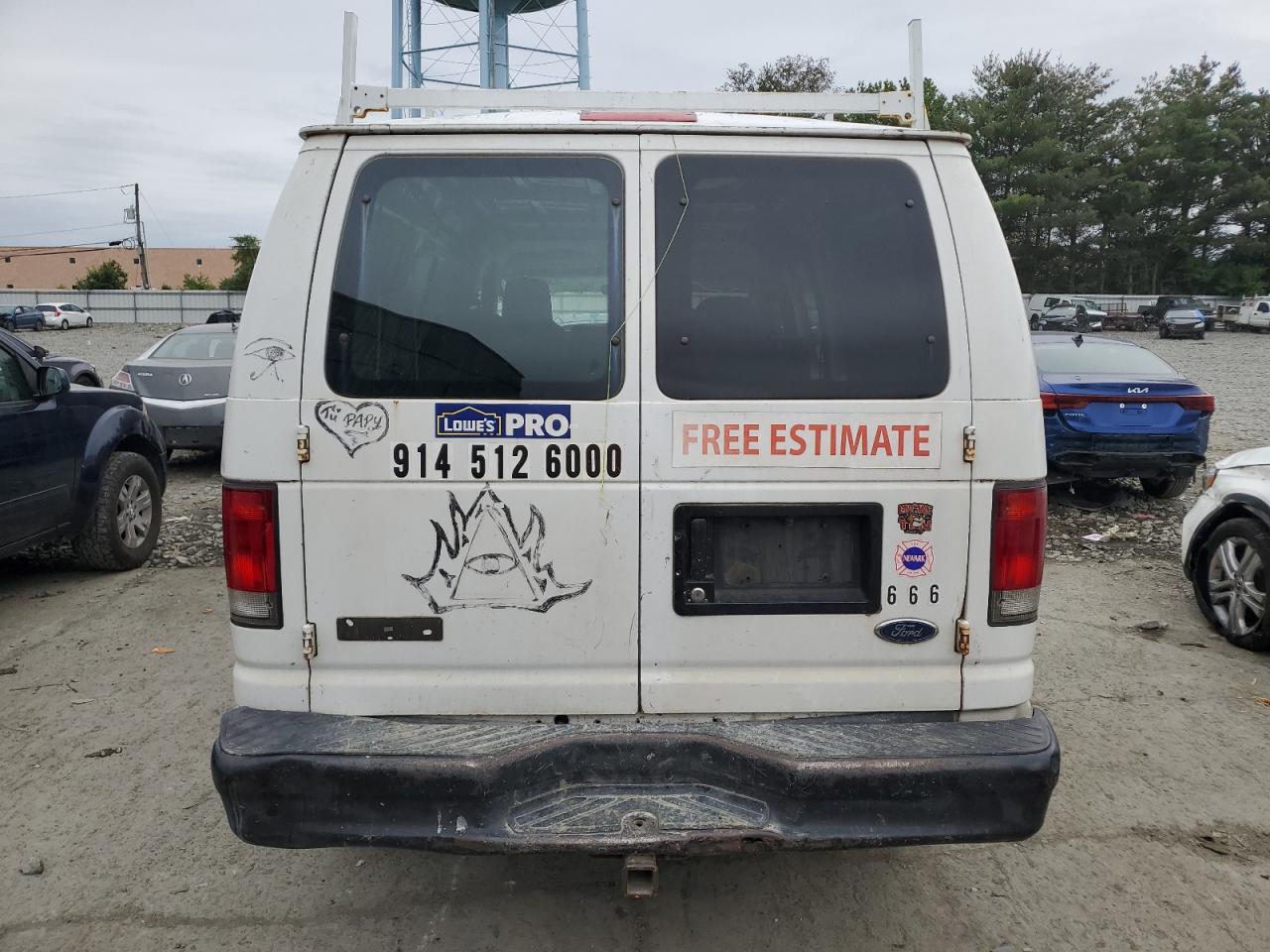 2007 Ford Econoline E250 Van VIN: 1FTNE24L97DA06776 Lot: 62780575