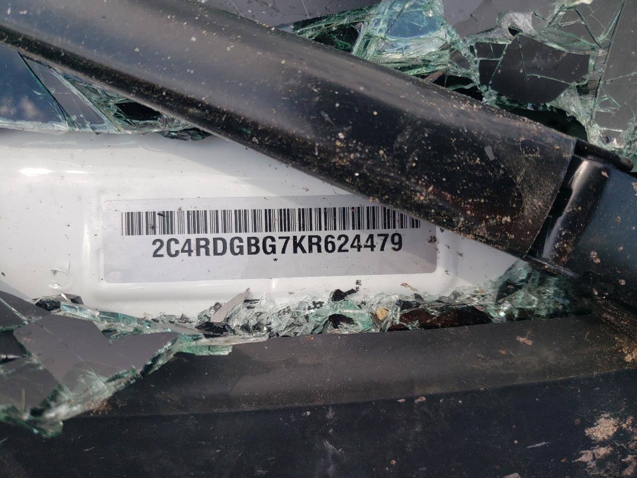 2019 Dodge Grand Caravan Se VIN: 2C4RDGBG7KR624479 Lot: 61005805