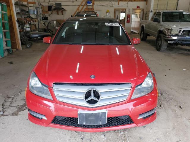  MERCEDES-BENZ C-CLASS 2013 Red