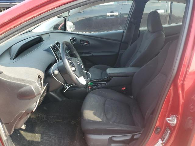  TOYOTA PRIUS 2017 Czerwony
