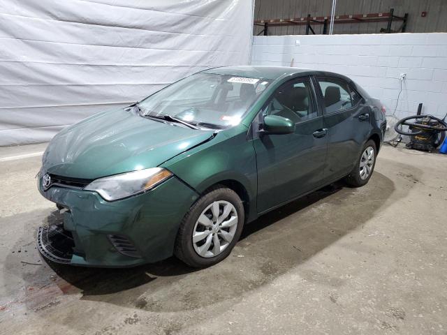 Sedans TOYOTA COROLLA 2016 Green