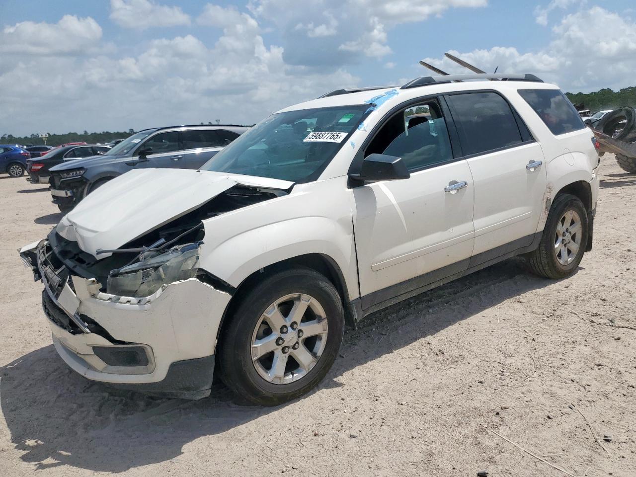 2013 GMC Acadia Sle white suv gas 1GKKVPEDXDJ200094 photo #1