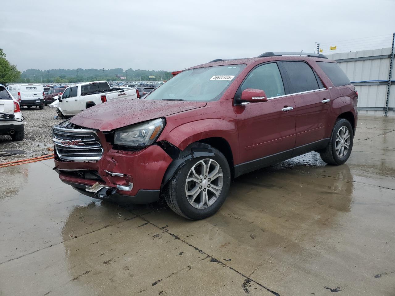 2015 Gmc Acadia Slt-1 zu verkaufen in Cahokia Heights, IL - Front End