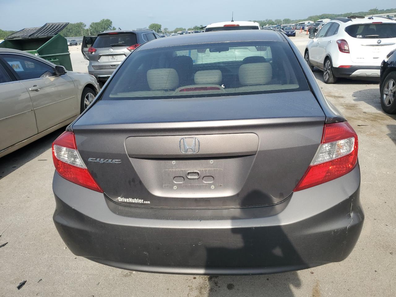 2012 Honda Civic Ex VIN: 19XFB2F8XCE073613 Lot: 61108835