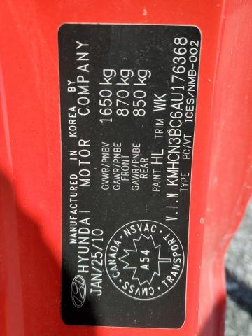 2010 HYUNDAI ACCENT SE  