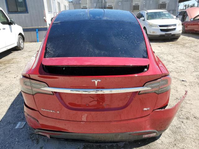  TESLA MODEL X 2018 Czerwony