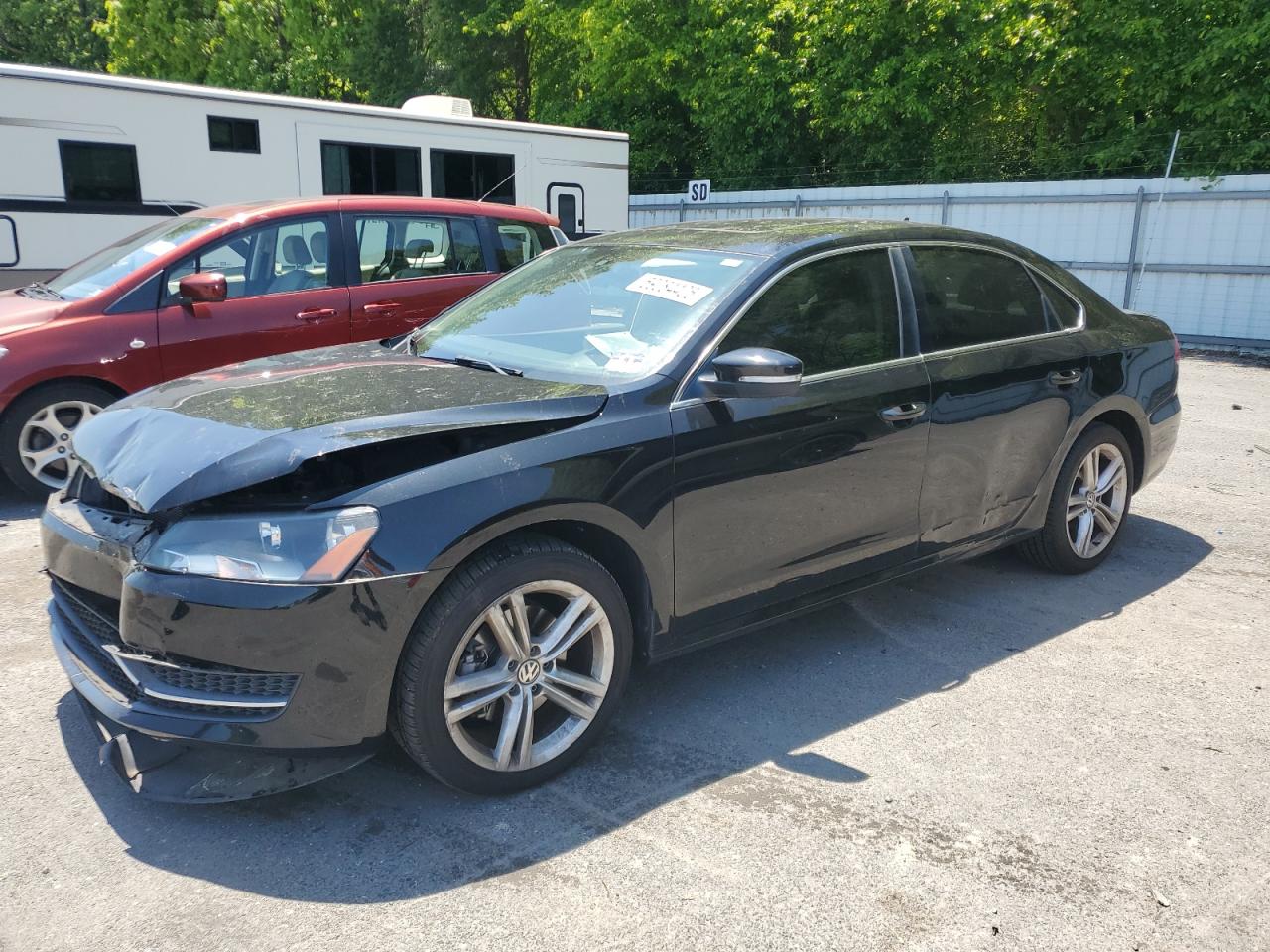 2013 Volkswagen Passat Se for Sale in Glassboro, NJ - Front End